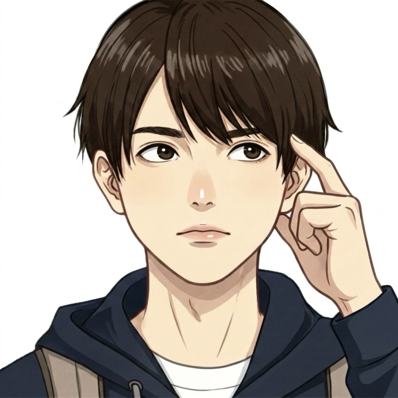 思考中の男性
