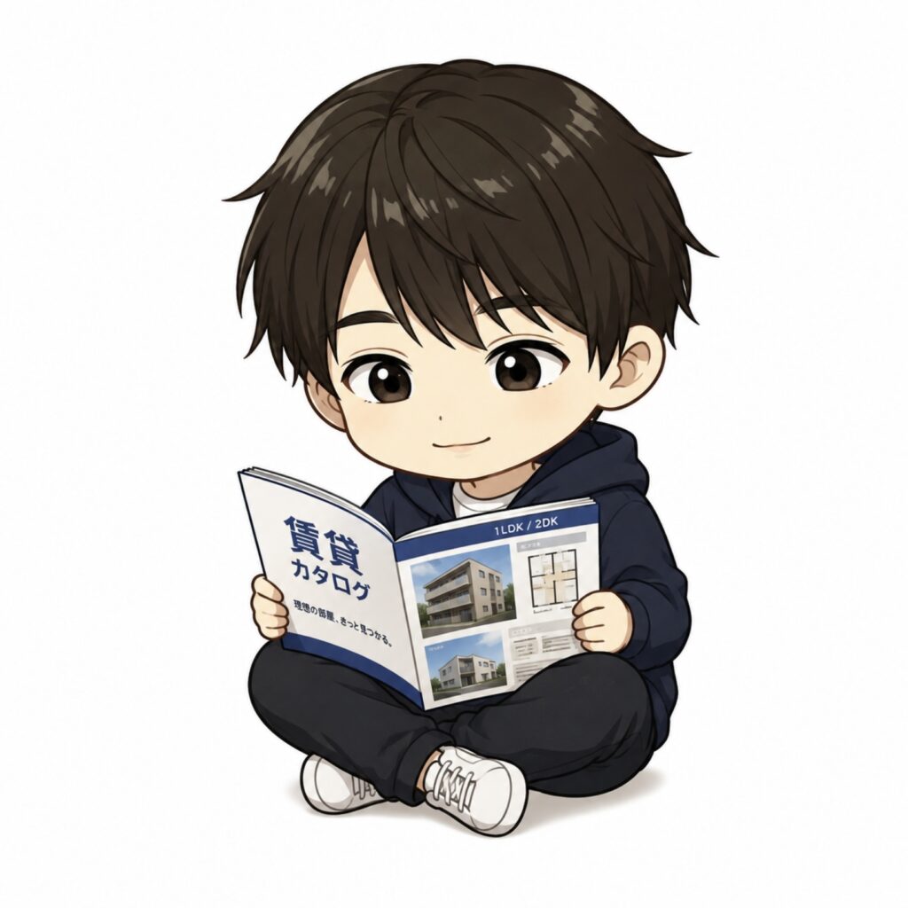 ひとり生活ナビの運営主「はじめ」楽しそうに賃貸を探す